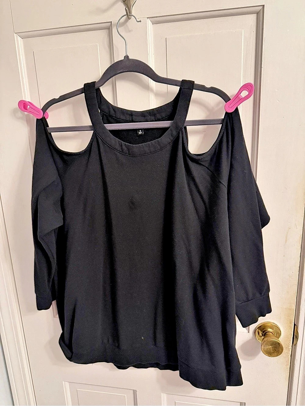 Torrid Black Cold Shoulder sweatshirt Size 3